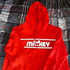 Cropped “Mickey” hoodie